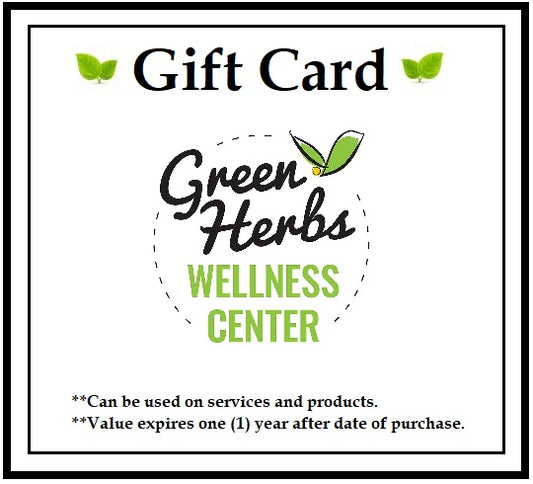 Green Herbs Wellness Center Gift Card